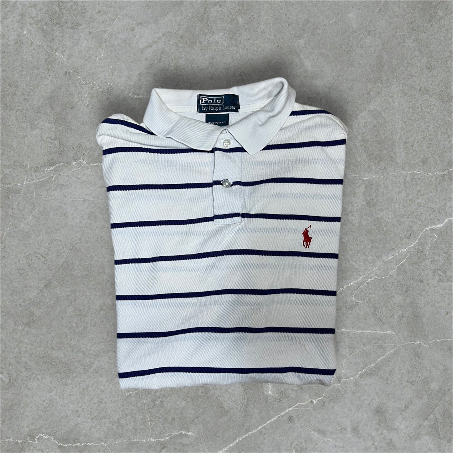 Ralph Lauren Polo-Shirt Streifen (L)