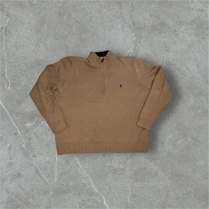 Ralph Lauren ZIP-Sweater braun (XL)